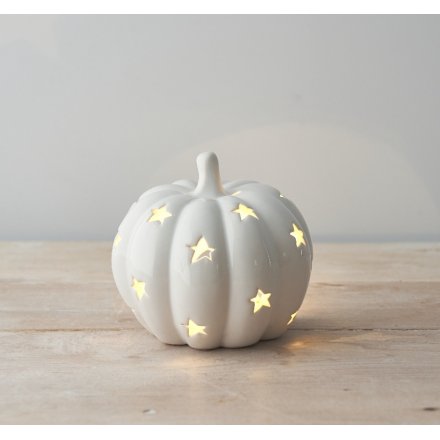 Ceramic T-Light holder pumpkin