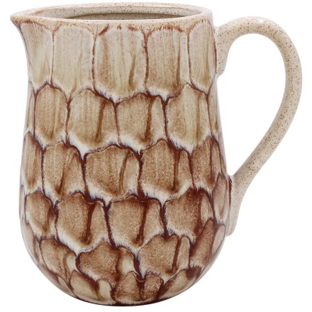 Brown Tortoise shell flower jug