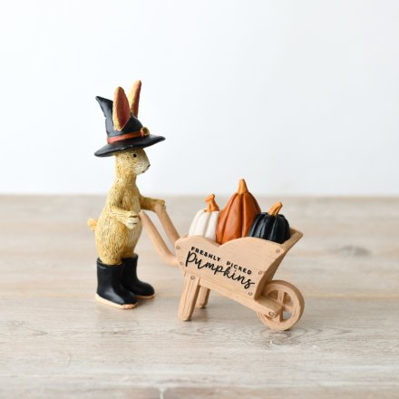 Jasper Rabbit Pumpkin Patch Figure