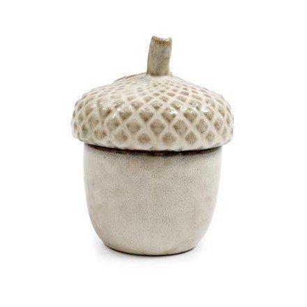 Lidded Acorn Pot