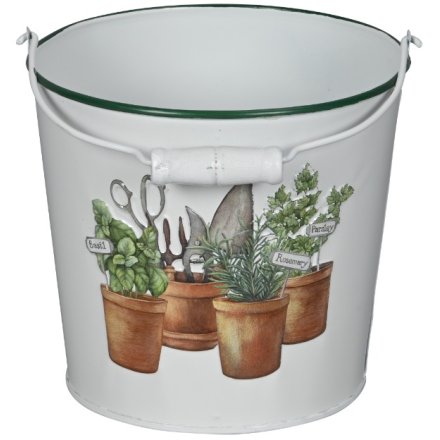 Rustic Bucket Planter